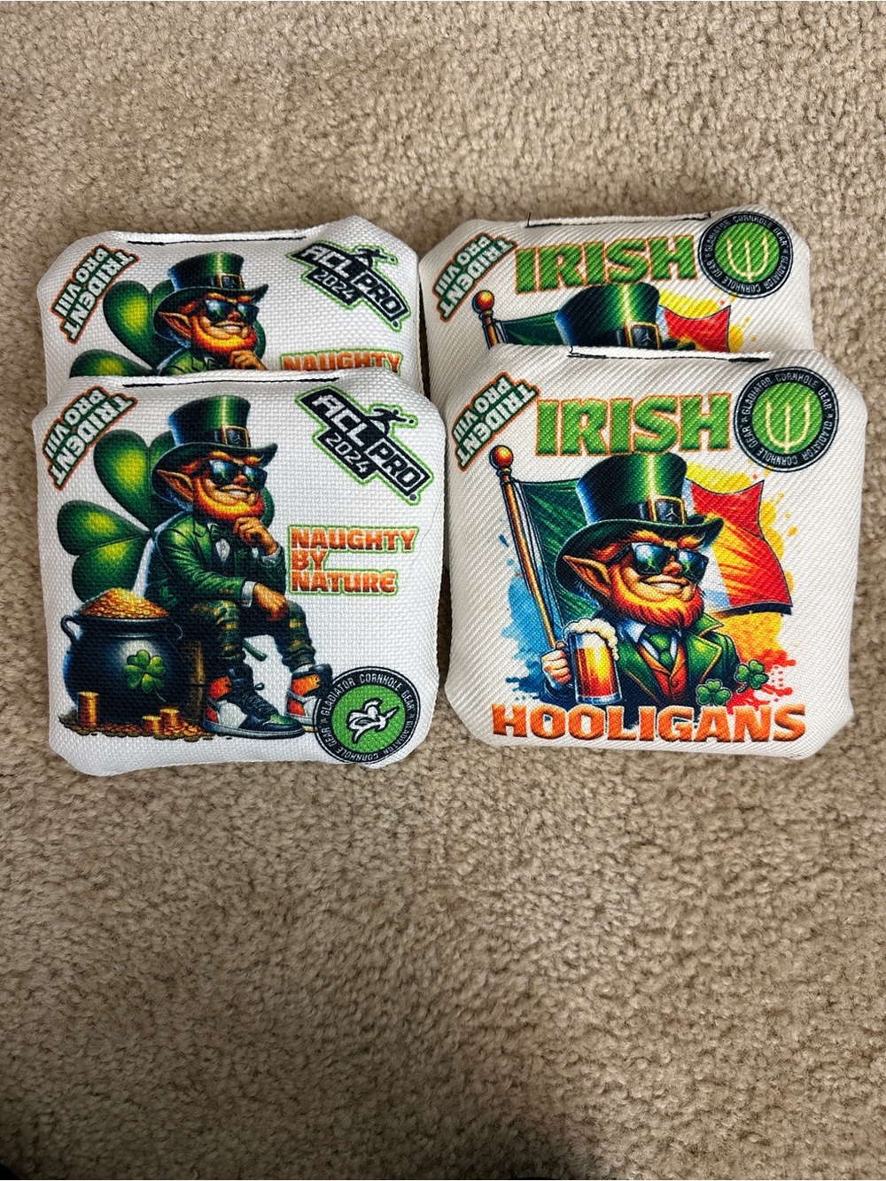 Limited Edition Luck Of The Irish 2024 Trident Pro Bags & Sidekick carry case